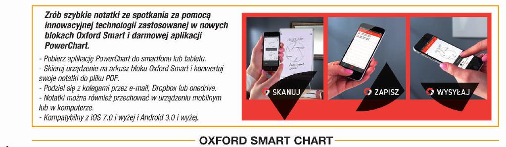 system tagów na rogach kartki do szybkiego i łatwego skanowania zawartości do urządzenia mobilnego - wysoka jakość papieru 90 g Optik Papier,