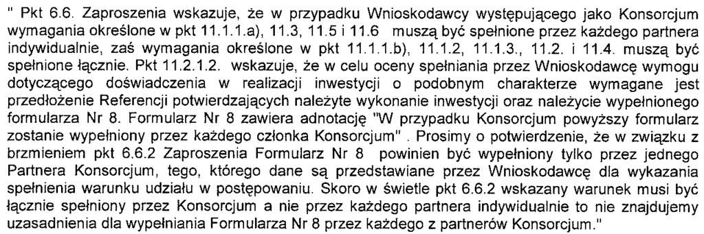 65 Organizator nie przychylił się do wniosku.