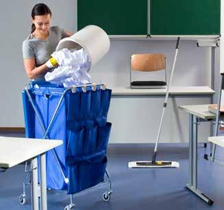 VERMOP TOOLS WÓZKI DO SPRZĄTANIA PRZEGLĄD Solidny i trwały Dostępne różne warianty Dostosowany do zbierania dużych ilości