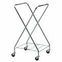 Wymiary: 56 x 56 x 104 cm (szer, x gł, x wys,) Podstawa, kółka 75 mm, ocynkowana, z ramą 2 x 70 l Wózek do transportu 10516 1 Wymiary: 57 x 47 x 96 (szer,