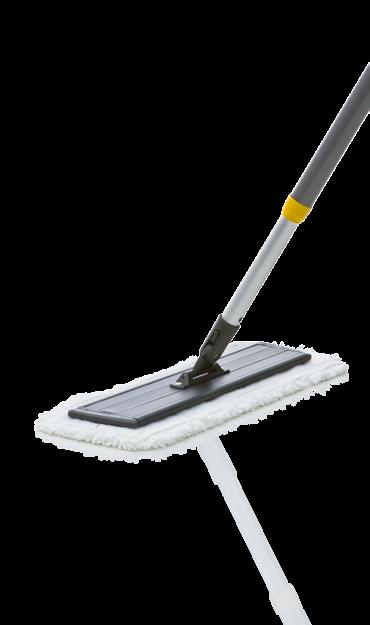 VERMOP TOOLS MYCIE PODŁÓG NA PIERWSZY RZUT OKA Optymalna szerokość robocza Dla każdej wielkości powierzchni odpowiednia szerokość robocza Duży zasięg Oszczędne czasowo sprzątanie większych