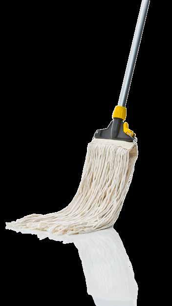 VERMOP TOOLS MYCIE PODŁÓG NA PIERWSZY RZUT OKA Zbieranie dużych ilości środka myjącego Mop sznurkowy o wysokiej chłonności, optymalny do zbierania dużej ilości