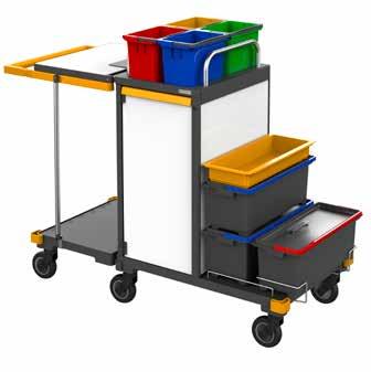 1654206 2x Listwa narożna profilowana, antracyt 1670006 1x Osłona gładka na trawers, antracyt 1645406 1x Pojemnik 5 l, antracyt 1646106 1x Wiadro 6 l, niebieskie 1642601 1x Wiadro 6 l, czerwone