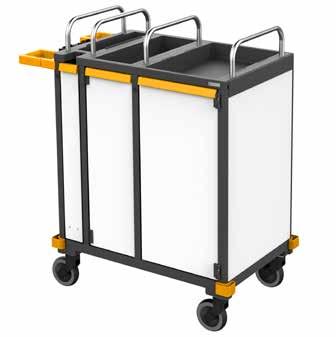 EQUIPE TOOLS WÓZKI DO SPRZĄTANIA Equipe Base Plus IV Equipe Advanced Plus I Nazwa Equipe Base Plus IV 1663318 Wymiary: 104 x 56 x 112 cm (szer, x gł, x wys,) Nazwa Equipe Advanced Plus I 1664315