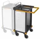 EQUIPE TOOLS WÓZKI DO SPRZĄTANIA opak. ZESTAW DO ROZBUDOWY Zestaw odpinany Base C 100 mm 16288.. 1 125 mm 1628812.. 1..02..04..05.