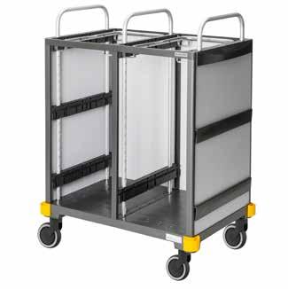 Trawers dwustronny, antracyt 1652706 2x Stabilizator gładki, antracyt 1654206 2x Stabilizator (lewy) gładki, antracyt 1654206L 2x Stabilizator (prawy) gładki, antracyt 1654206R 10x Osłona gładka na