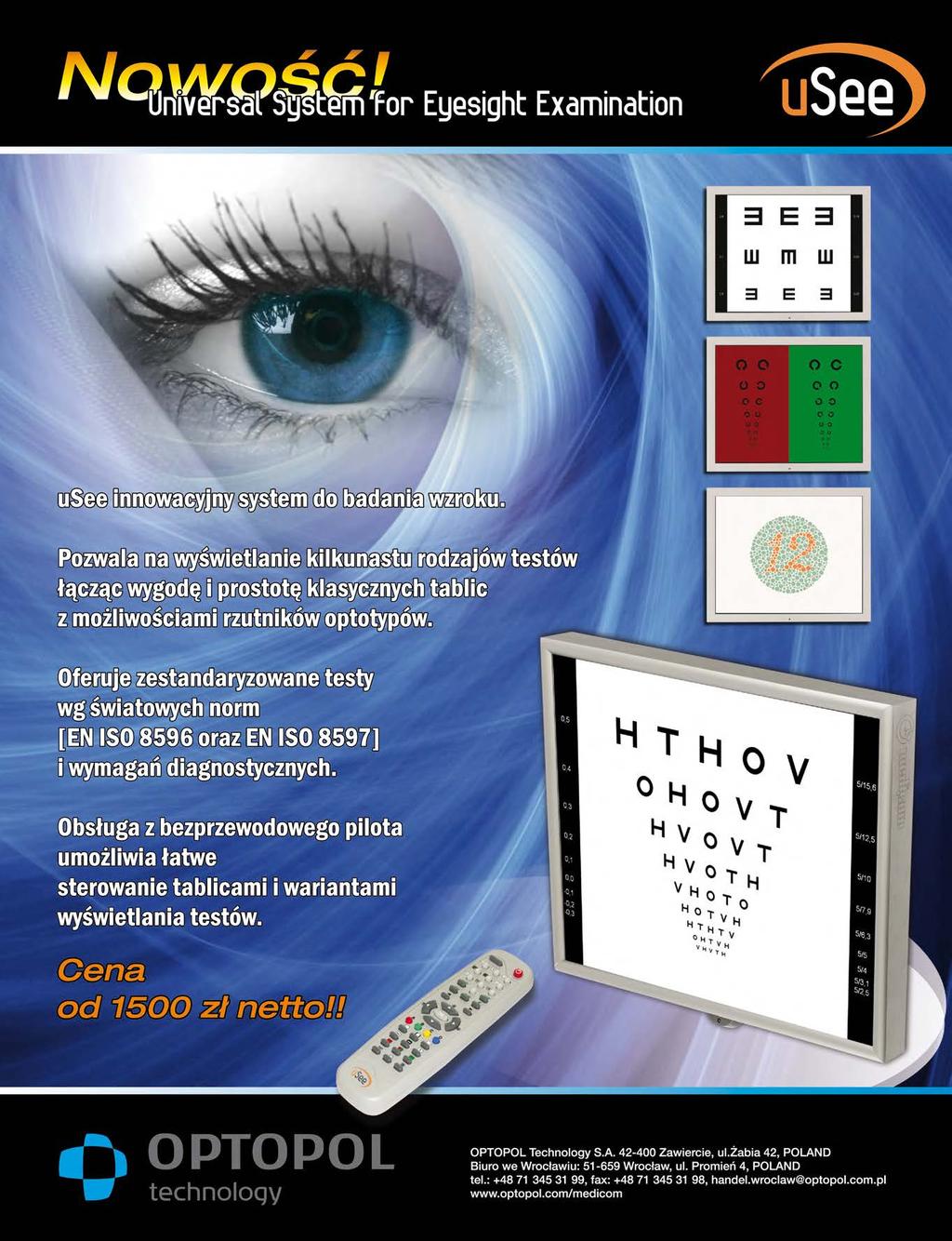 14 magia okularów kontaktologia optometria Formularz zamówienia bezpłatnej prenumeraty Wypełnienie formularza i przesłanie go na adres redakcji listem, e-mailem lub faksem jest równoznaczne z