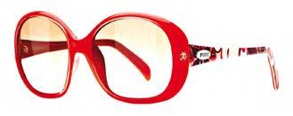 Czerwone mogą być okulary sportowe, czarujące okulary