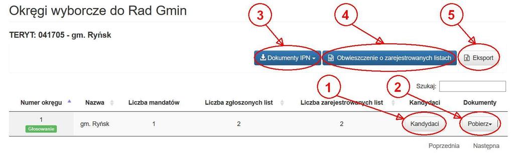9. Rejestracja list kandydatów do rad w okręgach jednomandatowych Po zakończeniu rejestracji komitetów następuje okres rejestracji list kandydatów (do rad).