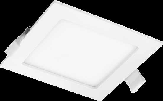 LUMAX QUADRO II Downlight LED do montażu w sufitach podwieszanych LOR1203 12W 850 12W 12W LED lamp 106W 34W 220-240V 110 IP44 4000 F kod - typ - moc (W) - IP - strumień świetlny - kąt rozsyłu -