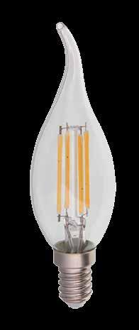 20 Years Lifetime ~85% Energy Save 2 Years Guarantee A60, świeczki C37 i kulka G45 Źródła LED COG 30 000 h >15 000 COG led ø 60 ø 35 ø 35 ø 45 108 mm 120 mm 98 mm 75 mm A60 6W 4W C37F 4W C37 4W P45