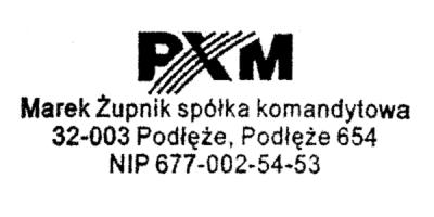 Konsole teatralne i estradowe Cyfrowe ściemniacze mocy System DMX Sterowniki Architektoniczne Oświetlenie LED Podłęże 654 32-003 Podłęże tel: 012 626 46 92 fax: 012 626 46 94 e-mail: info@pxm.