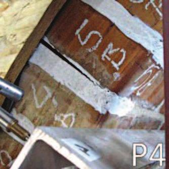 2. Wyniki badań doświadczalnych Wszystkie badane sklepienia zniszczyły się w wyniku przekształcenia konstrukcji w czteroprzegubowy mechanizm (rys. 2).