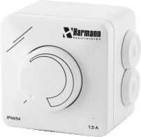 Akcesoria elektryczne Regulator temperatury do sterowania pracà elektrycznych rezystancyjnych urz¹dzeñ grzewczych, zakres regulacji temperatury od 7 C do 5 C Termostat mo e kontrolowaæ prac¹