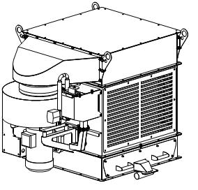 Kompaktowy wielowirowy filtr wodny MFW 2/2/1 Ł typu ZONTIK 1. 2. 3. 4. 5. Podstawowe gabaryty pokazano na rysunku nr 2. Przepływ gazu 2 500.. 5 000 m3/h. Temperatura zanieczyszczonego gazu +5.. +80 OC.