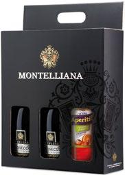 0,75L + likier aperol 0,7L w kartone Montelliana