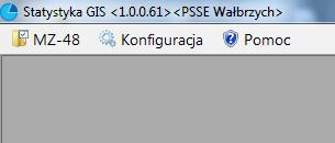 Ogólny opis programu Program <StatystykaGis> służy do sporządzania sprawozdania MZ-48 dla działów 1,