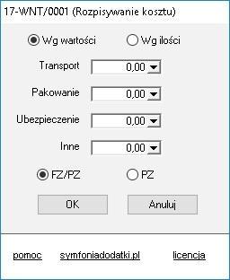 Wst p Dodatek umo liwia szybkie i atwe rozpisanie dodatkowych