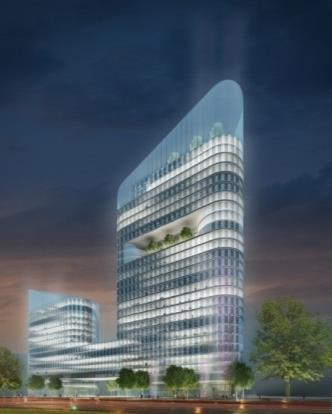 Opis Projektu Budynek Sobieski Tower ma zaoferować ok. 35.000 m 2 powierzchni biurowej i usługowej w ramach jedno- lub dwuetapowego projektu, z garażem podziemnym.