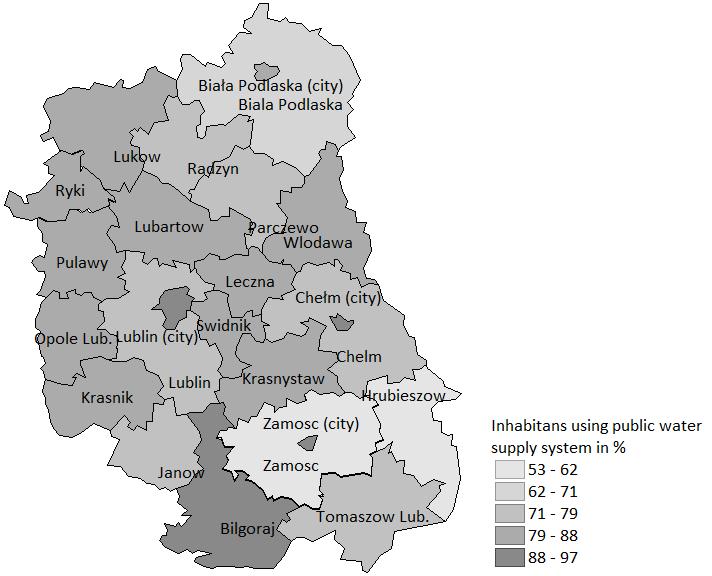 336 K. Pietrucha-Urbanik, T. Chryń as 72% (in national scale in rural areas it was 77%).