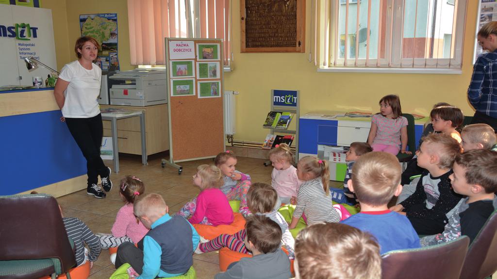 z życia gminy Moje miasto - Dobczyce W kwietniu w Punkcie Informacji Turystycznej w Dobczycach ruszył cykl spotkań skierowanych do placówek edukacyjnych.