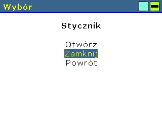 Należy jednak pamiętać, że umieszczenie na widoku pola symbolu łącznika w przypadku gdy nie jest on umieszczony na profilu (schemacie logiki), będzie skutkowało wyświetleniem go jako aparatu