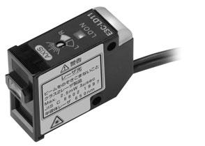 Czujniki fotoelektryczne z osobnymi wzmacniaczami cyfrowymi (typu laserowego) Każdy z siedmiu typów czujników laserowych oznacza dużą odległość działania 1000 mm dla modelu z odbiciem rozproszonym i
