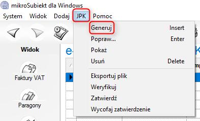 5 Przygotowanie pliku JPK_VAT w mikrosubiekcie jest bardzo proste.