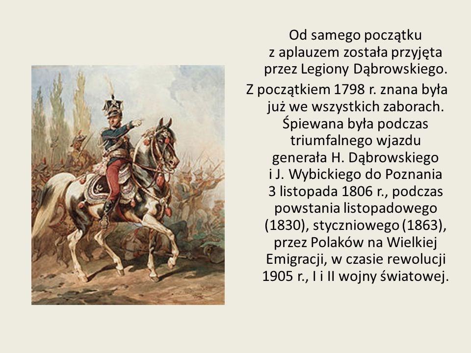 Co powinniśmy wiedzieć o Mazurku Dąbrowskiego? Analiza tekstu Pierwsza zwrotka hymnu nawiązuje do ostatniego rozbioru Polski.