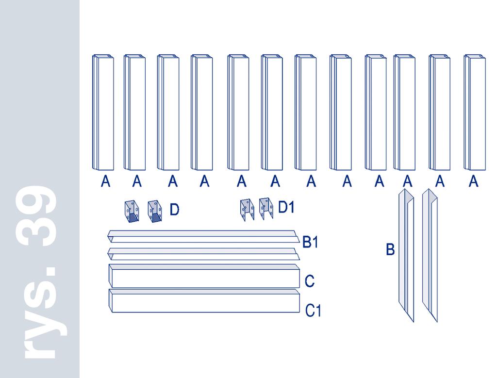 (B, B1), - 4 àczniki (D, D1), - wkr ty monta owe, 2.