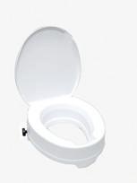 biały 510081N 580 420 150 173 Nadstawka do miski ustępowej Oparcie confort do WC Biały plastik dokręcany z boku.