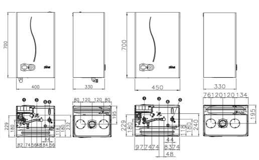 KOTŁY KONDENSACYJNE ECONCEPT TECH 25-35 A - kocioł kondensacyjny jednofunkcyjny - pełna modulacja mocy palnika - palnik ceramiczny z wstępnym mieszaniem - modulowany wentylator - jonizacyjna kontrola
