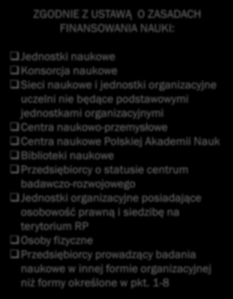 KTO MOŻE APLIKOWAĆ O PROJEKT?