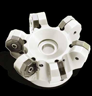 Positive light cutting chip breaker for finishing to roughing in a wide application field.