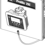 Instalacja Moduł wyświetlacza. Za pomocą dostarczonych śrub zamontować wspornik do modułu wyświetlacza z przodu skrzynki sterowniczej lub na ścianie, wedle preferencji.