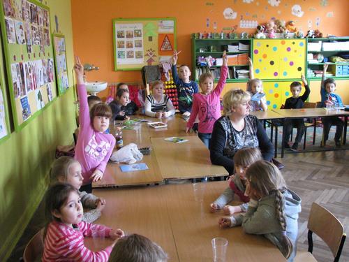 Zaproszone przedszkolaki z