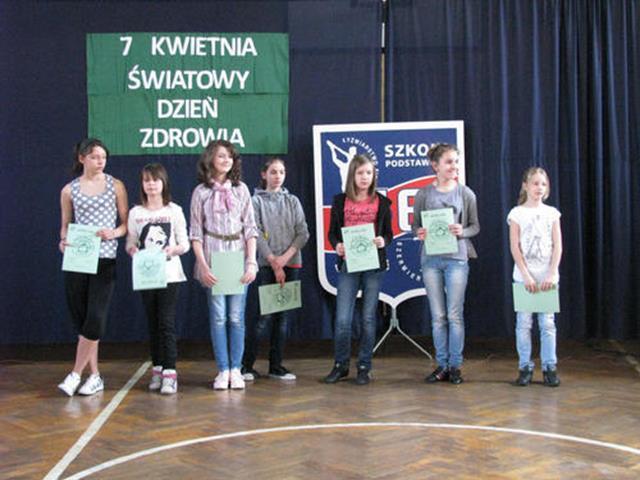 Na koniec ogłoszono wyniki konkursów, turniejów, wręczono