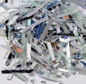 0,2 mm² Dyski twarde H-1 Niesprawny mechanicznie i elektronicznie H-2 Uszkodzony H-3 Zdeformowany H-4 H-5 H-6 H-7 Wielokrotnie pocięty i zdeformowany, powierzchnia maks.