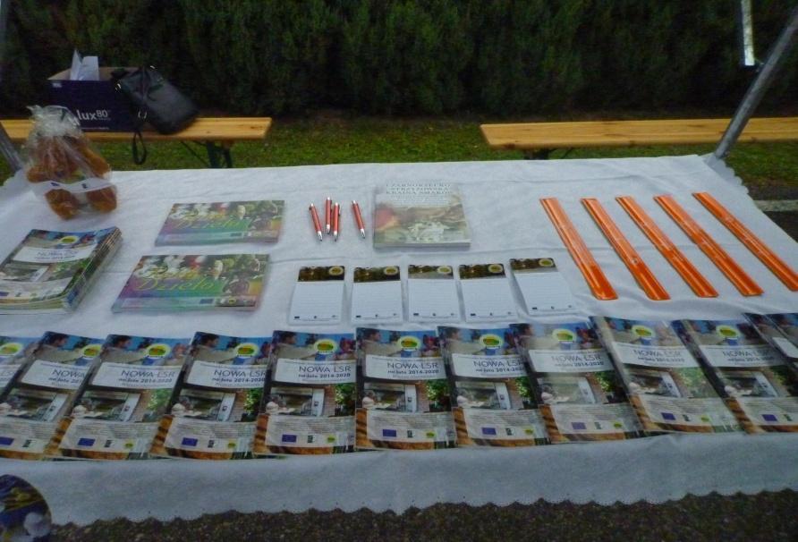 REALIZACJA PLANU KOMUNIKACJI: Promowanie LGD i LSR podczas imprez: Czarnorzecko-Strzyżowska LGD organizowała stoiska promocyjnoinformacyjne podczas imprez kulturalnych, rekreacyjnych i sportowych