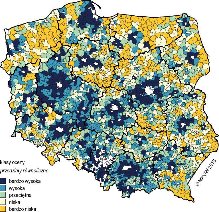 Wielkopolska i tzw. Ziemie Odzyskane) oraz rejon dawnej Galicji mają korzystniejsze struktury mieszkańców pod względem cech demograficznych.