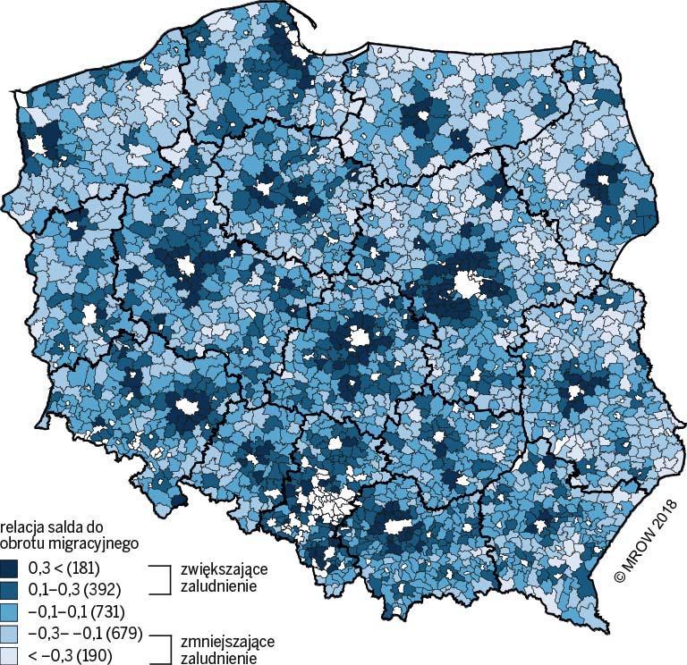 danych Agencji Restrukturyzacji i Modernizacji Rolnictwa. r = 0,819; mediana 0,0 Rysunek 4.