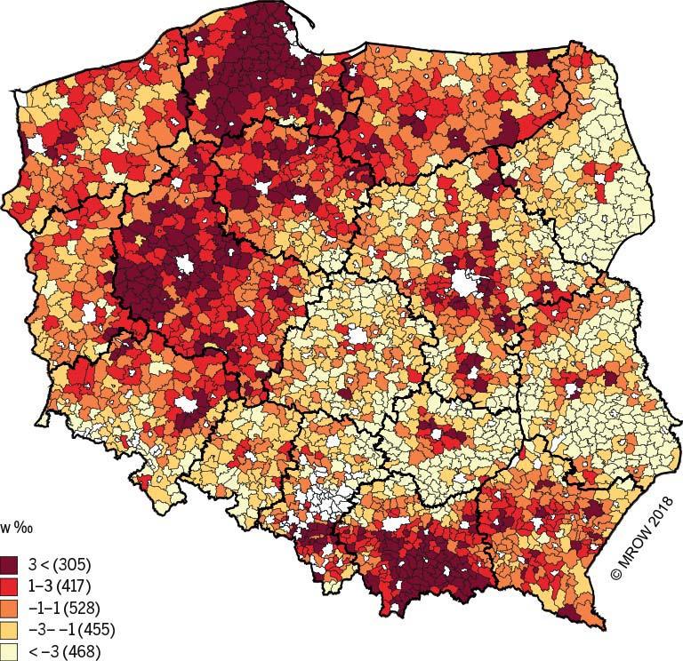 Źródło: opracowanie własne na podstawie danych z Ministerstwa Inwestycji i Rozwoju i Banku Danych Lokalnych GUS. Rysunek 12.