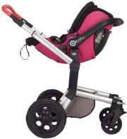 W połączeniu z bazą isofix kiddy isofixbase2 można ustawić zdrową pozycję leżenia w evo-lunafix od kiddy, również podczas jazdy samochodem.