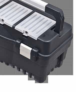 special padlock hole in the box can be used to protect your tools against theft.