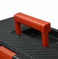 Drawers with compartments, facilitate the separation of tools of different sizes, which makes it easier to keep the toolbox tidy.