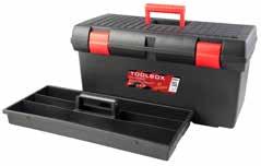 ToolBox Classic Basic 12 Skrzynka narzędziowa Classic Basic 12 315(L) x 10(W) x 130(H) mm Basic handle Rączka Basic Basic latch Zapięcie Basic Deep tray Głęboka tacka ToolBox Classic Profi 12