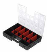 L W H TANDEM B Adjustable compartments allow you to adjust their size to the size of the stored accessories.