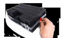 Adjustable dividers Regulowane przegrody TANDEM C Organisers TANDEM Transparent cover helps to find quickly necessary elements.