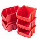 The containers are durable and easy to use. Ergoboxes are constructed in way to make it possible to put one inside another, which exceptionally improves the logistics.