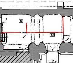 6.7 -POMIESZCZENIE 4e KORYTARZ 4e Rys. Pomieszczenie 4d, rzut. Oznaczenia: Rys. Rzut parteru z oznaczoną lokalizacją pomieszczenia.